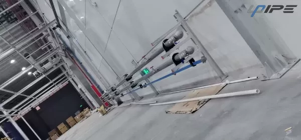 Installation de pipelines en alliage d'aluminium Installation de pipelines en alliage d'aluminium