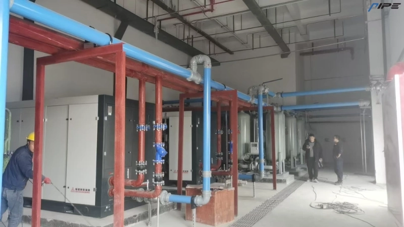 Tuyau bleu pour air comprimé